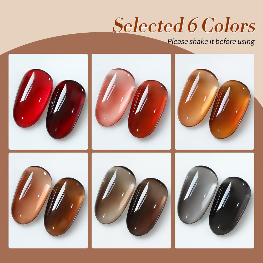 Born Pretty jelly gel nail polish black dramatic edge for smokey nail art