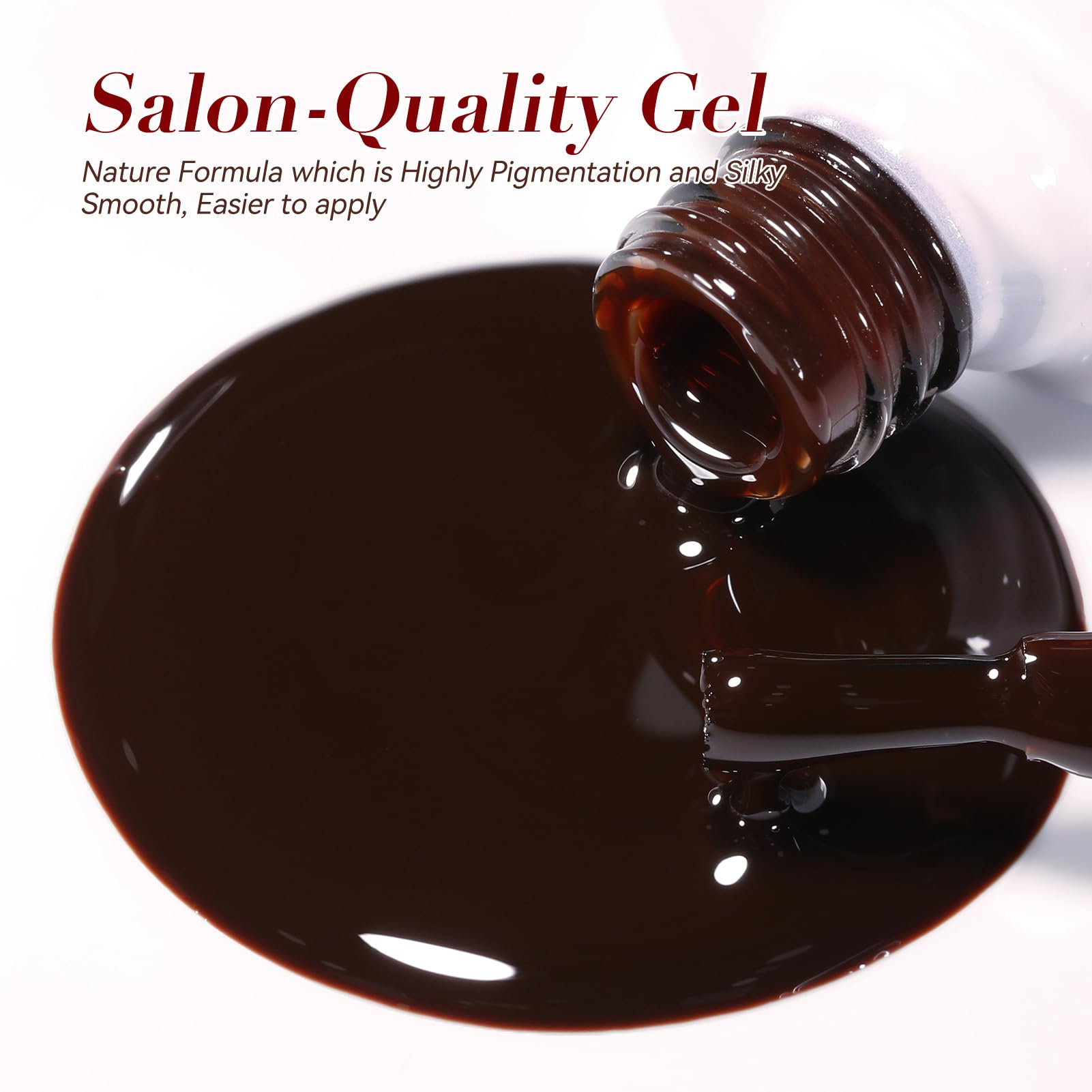 Born Pretty kit application demo image shows easy layering of jelly gel.