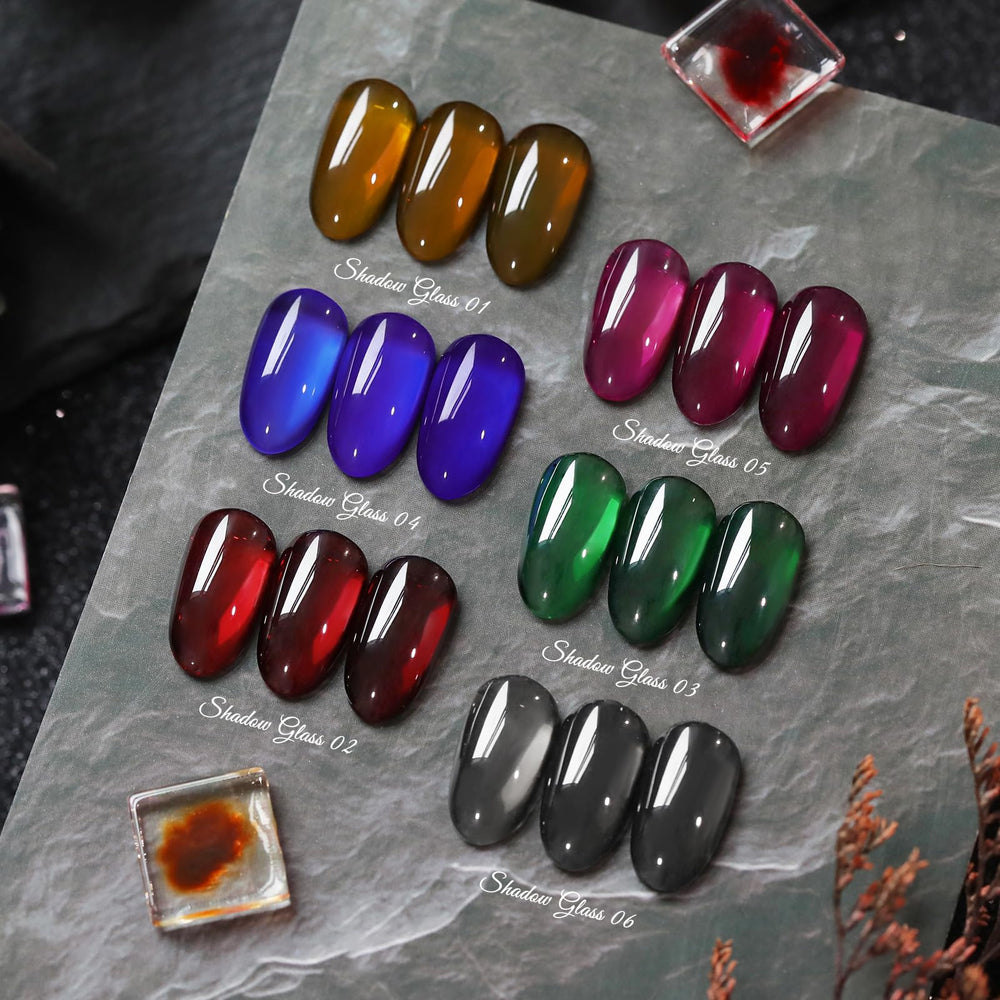 Born Pretty jelly gel nail polish in black bottle creates sleek, edgy nails.