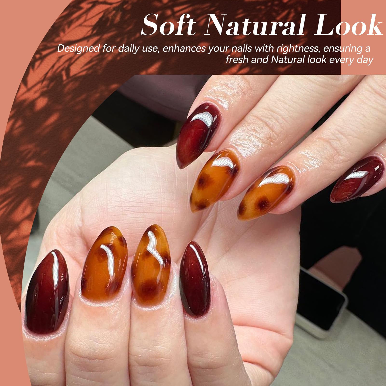 Born Pretty jelly gel nail polish in blue bottle adds a cool glossy finish.