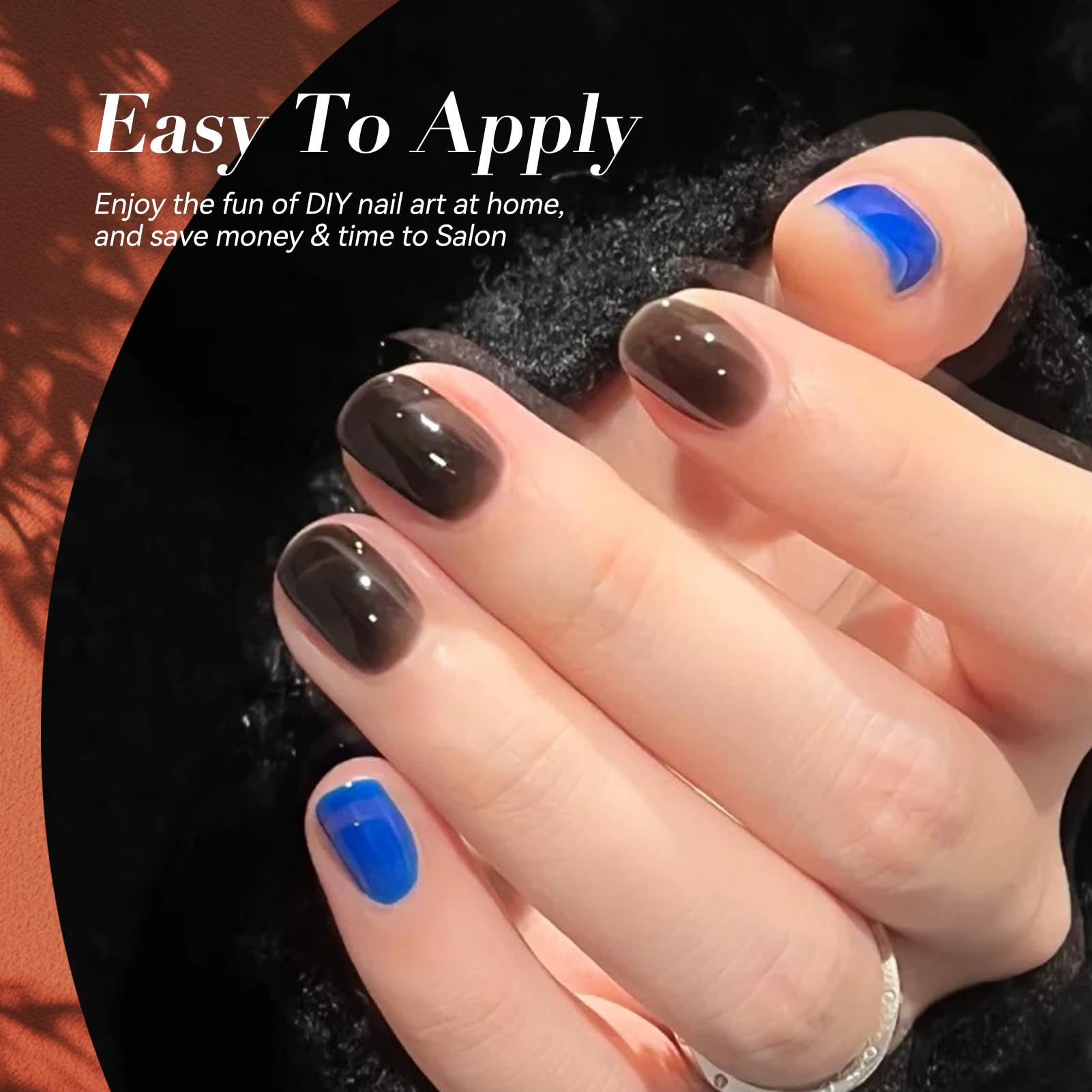 Born Pretty jelly gel nail polish in purple bottle provides playful elegance.