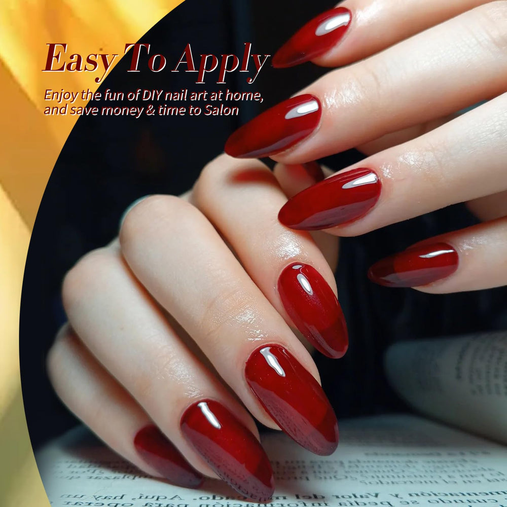 Born Pretty jelly gel nail polish transparent bottle showcases jelly translucence.