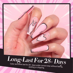 Born Pretty long-lasting gel nail polish delivers 21+ days of color and shine with proper prep.