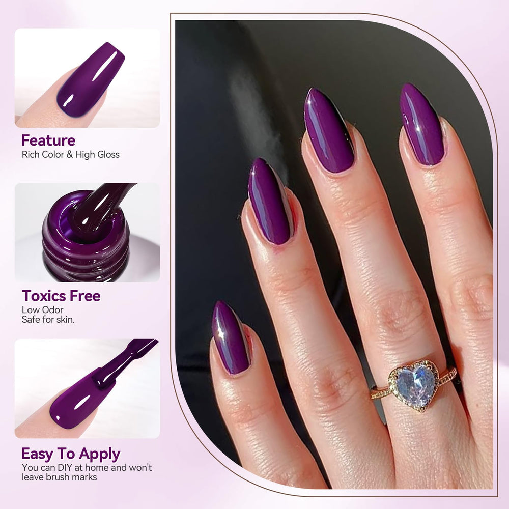 Born Pretty low-odor healthy gel polish with gentle formula for comfortable wear.
