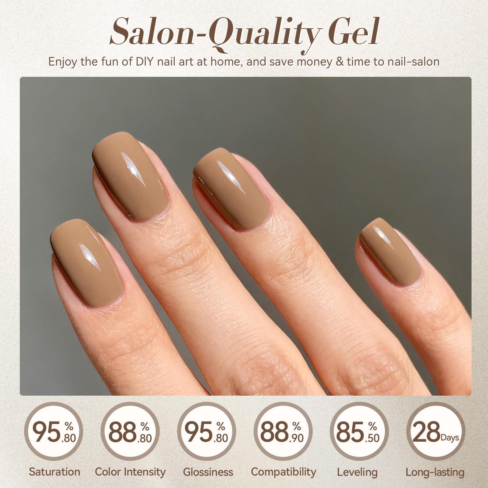 Born Pretty low-odor gel polish promotes a comfortable at-home manicure.