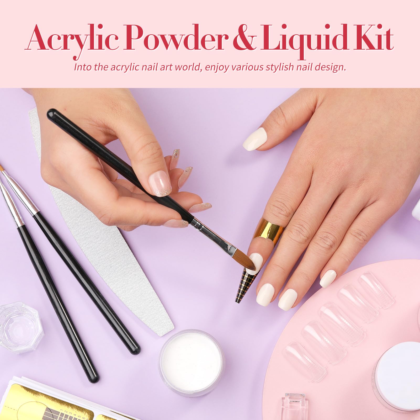 Born Pretty nail forms 20pcs for easy acrylic extensions and snug fit.