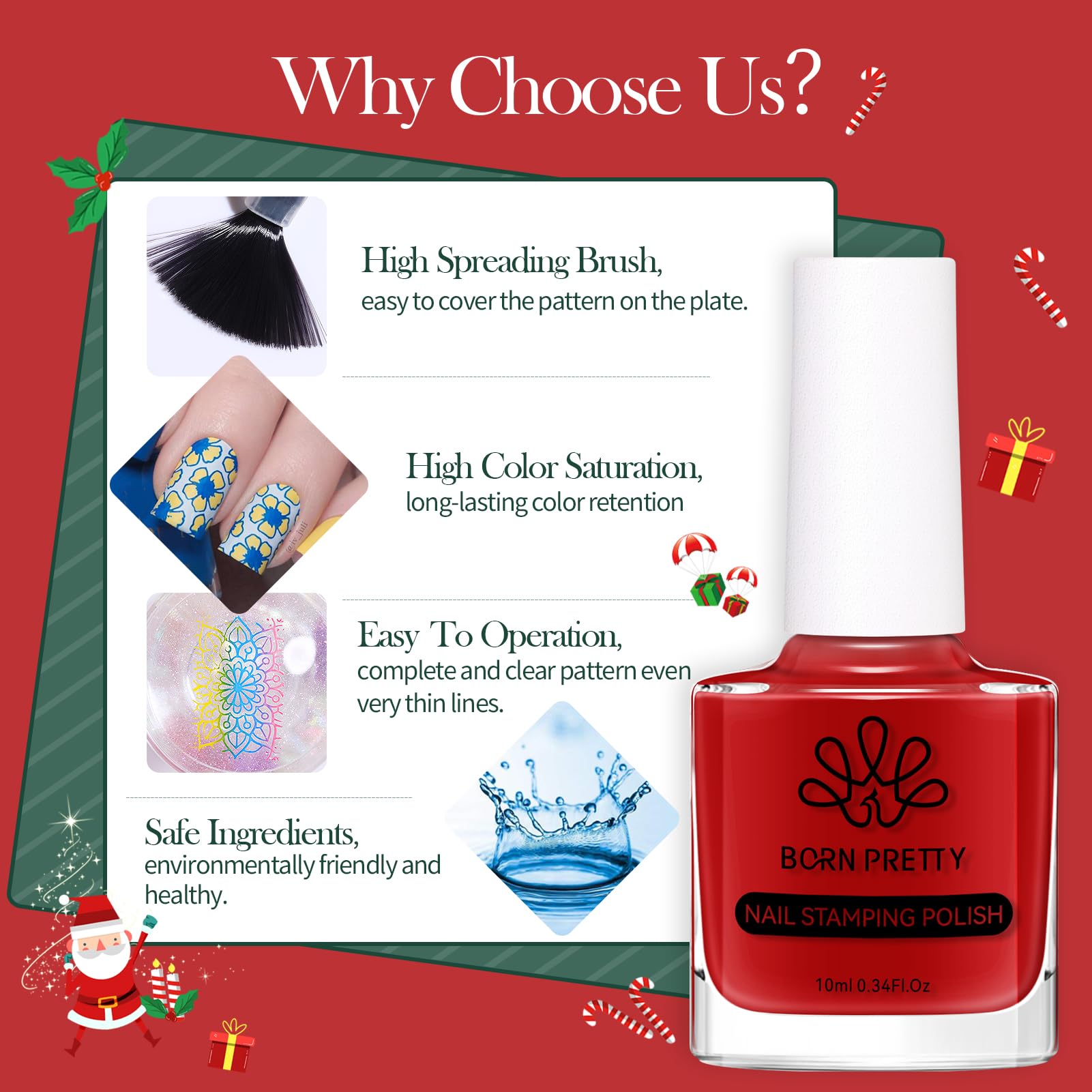 Born Pretty polish near top coat example demonstrates long-lasting wear up to 14 days when sealed