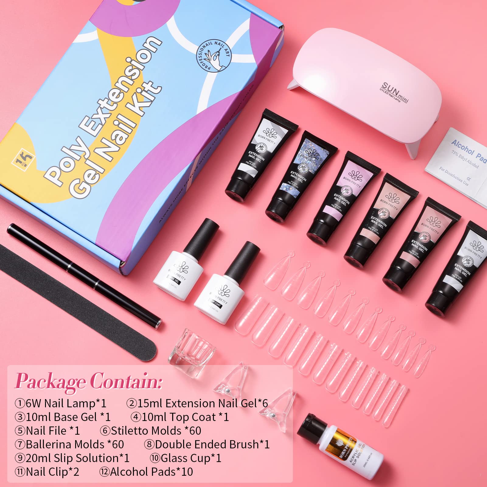 Born Pretty nail-tips-clip set: essential for even extensions.