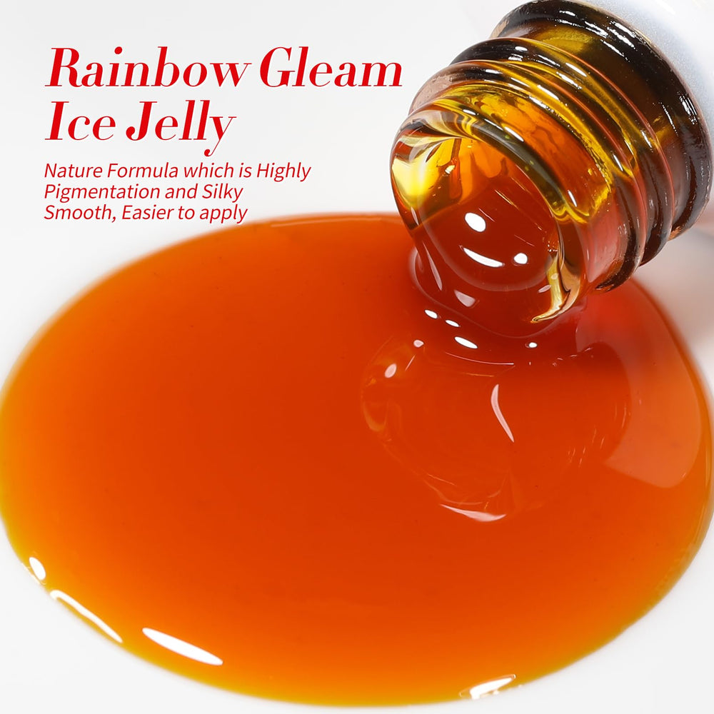 Born Pretty neon jelly gel polish brown tint bottle adds earthy tones for autumn looks.