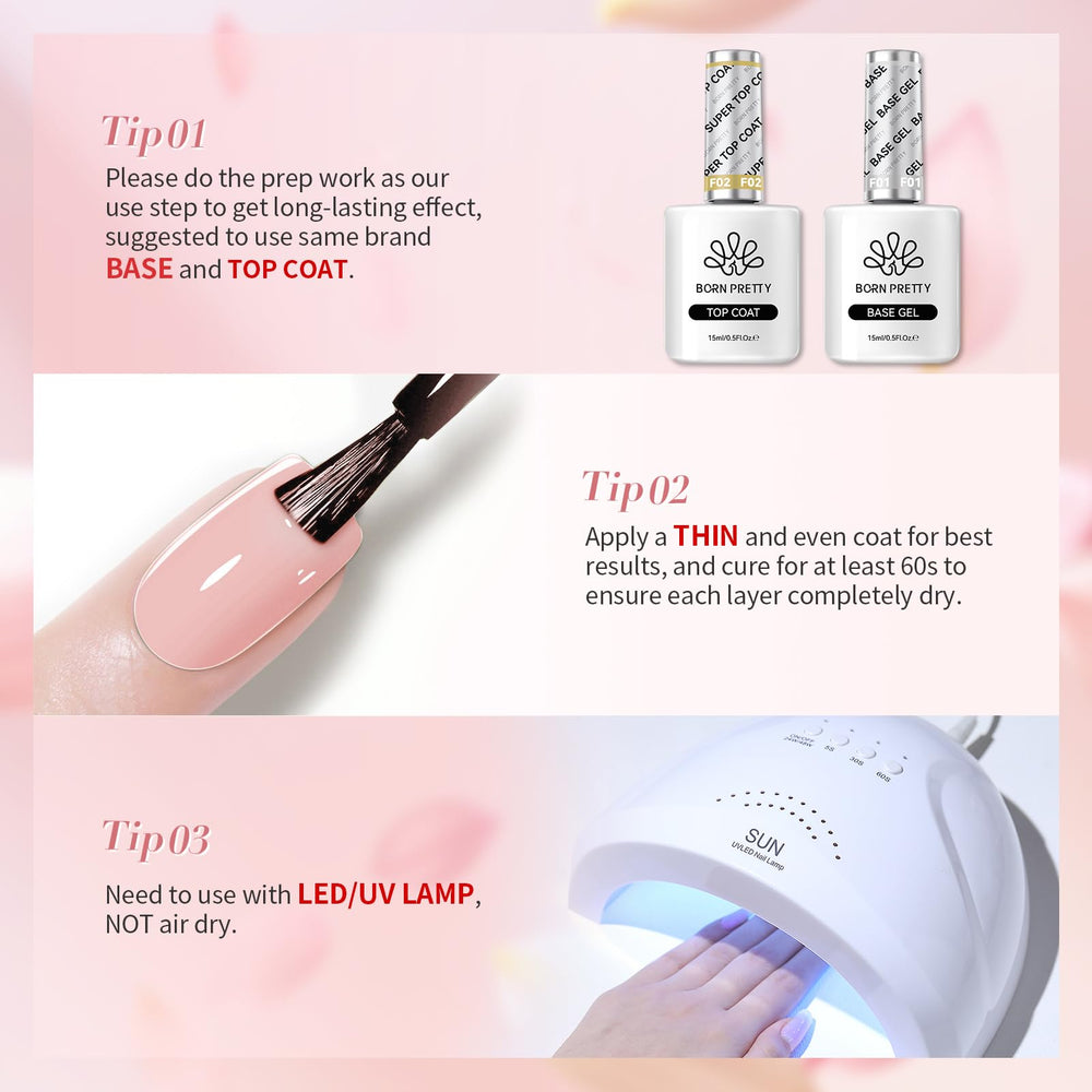 Born Pretty pink gel nail set makes a thoughtful gift for Valentine’s or celebrations