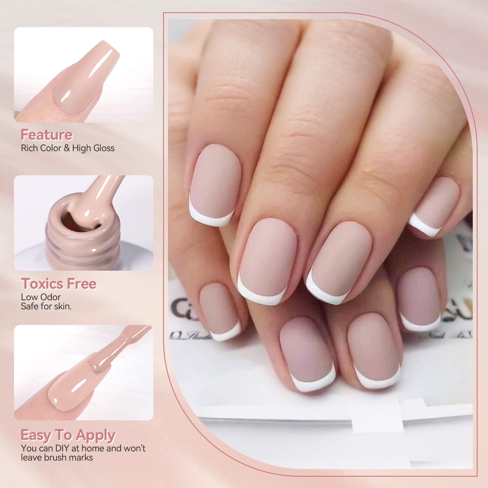 Born Pretty precise brush application for clean, even coverage