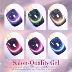 Born Pretty reflective-glitter-neon-closeup shows bright holographic sparkle.