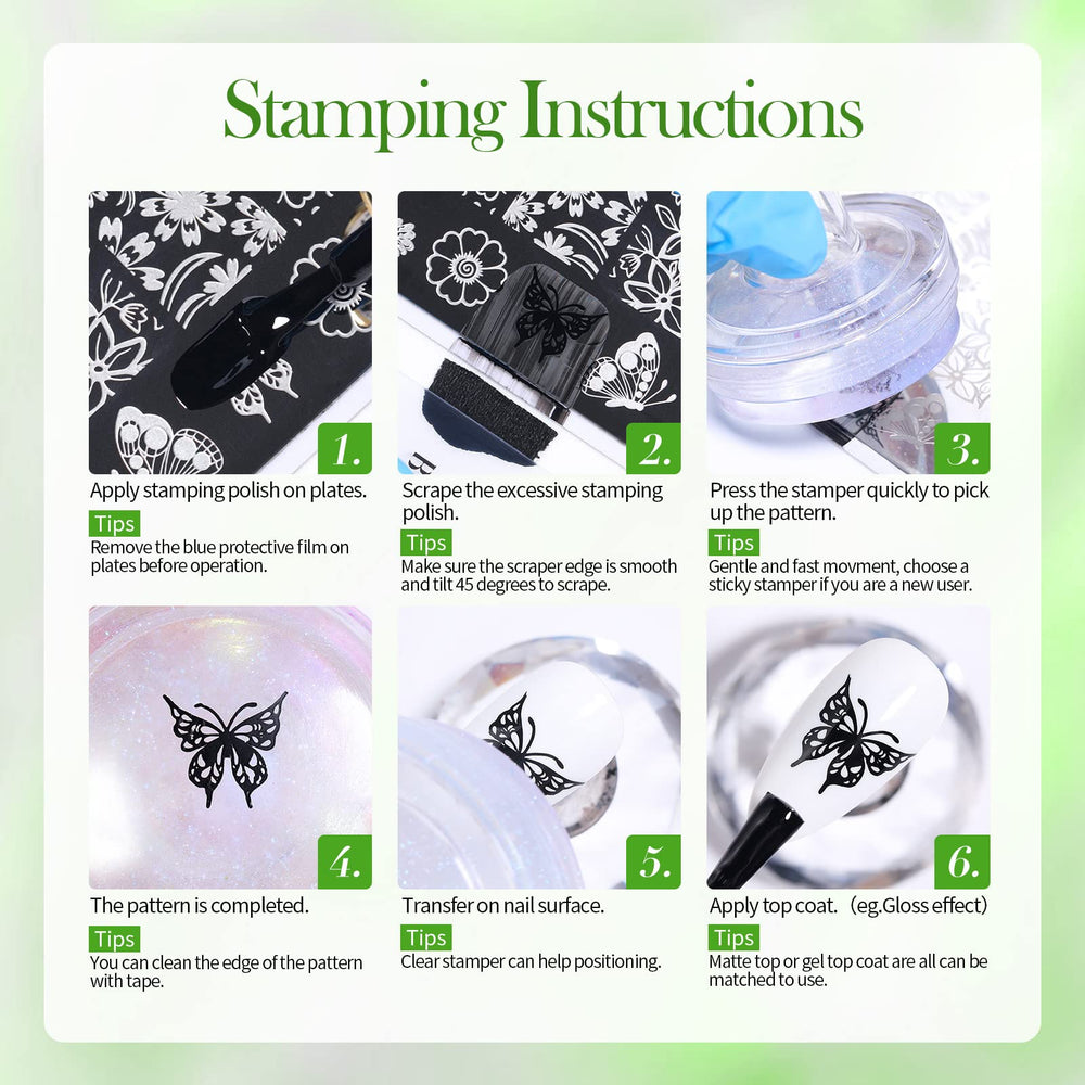 Born Pretty stamping polish collection ideas image showing versatile color options.
