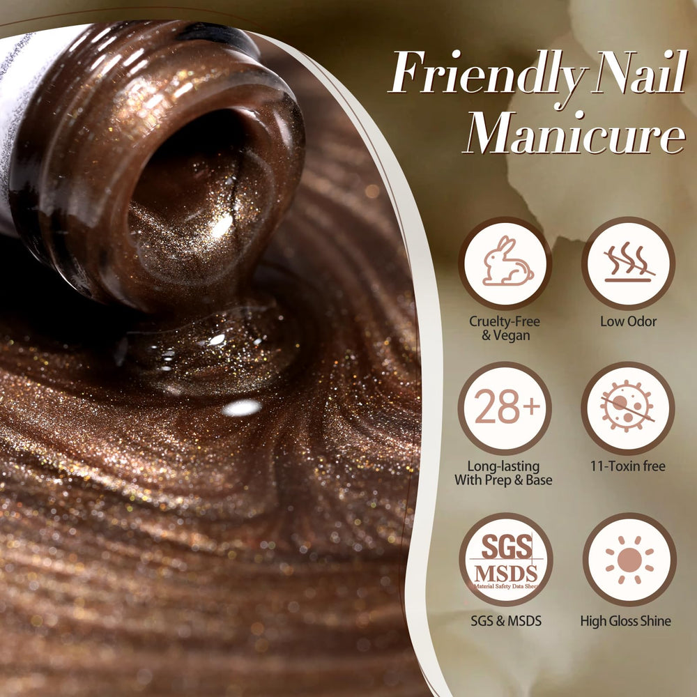 Born Pretty toxin-free nail polish is low-odor and safer to use.