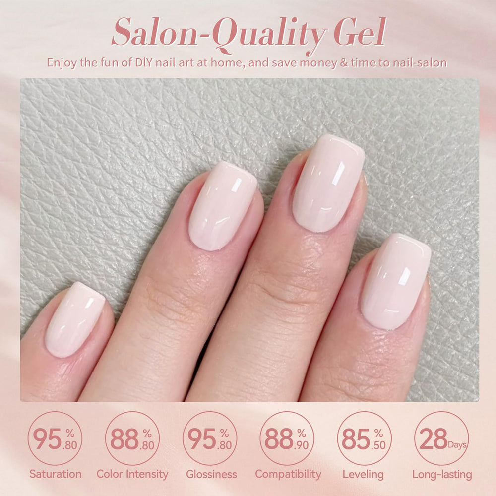 Born Pretty UV gel system works with base and top coats for durability