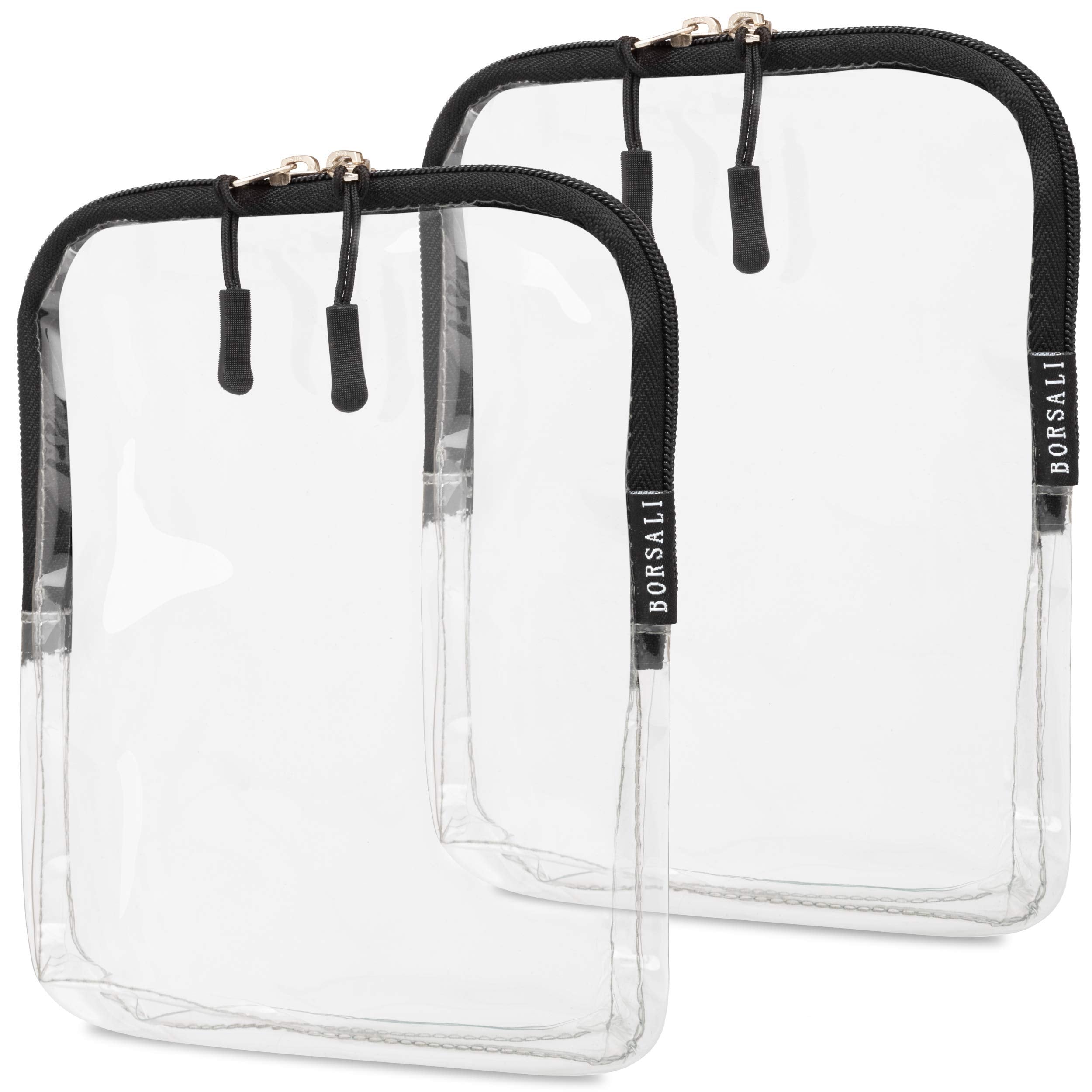 BORSALI toiletry bag zipper close-up enables fast, secure access during travel.