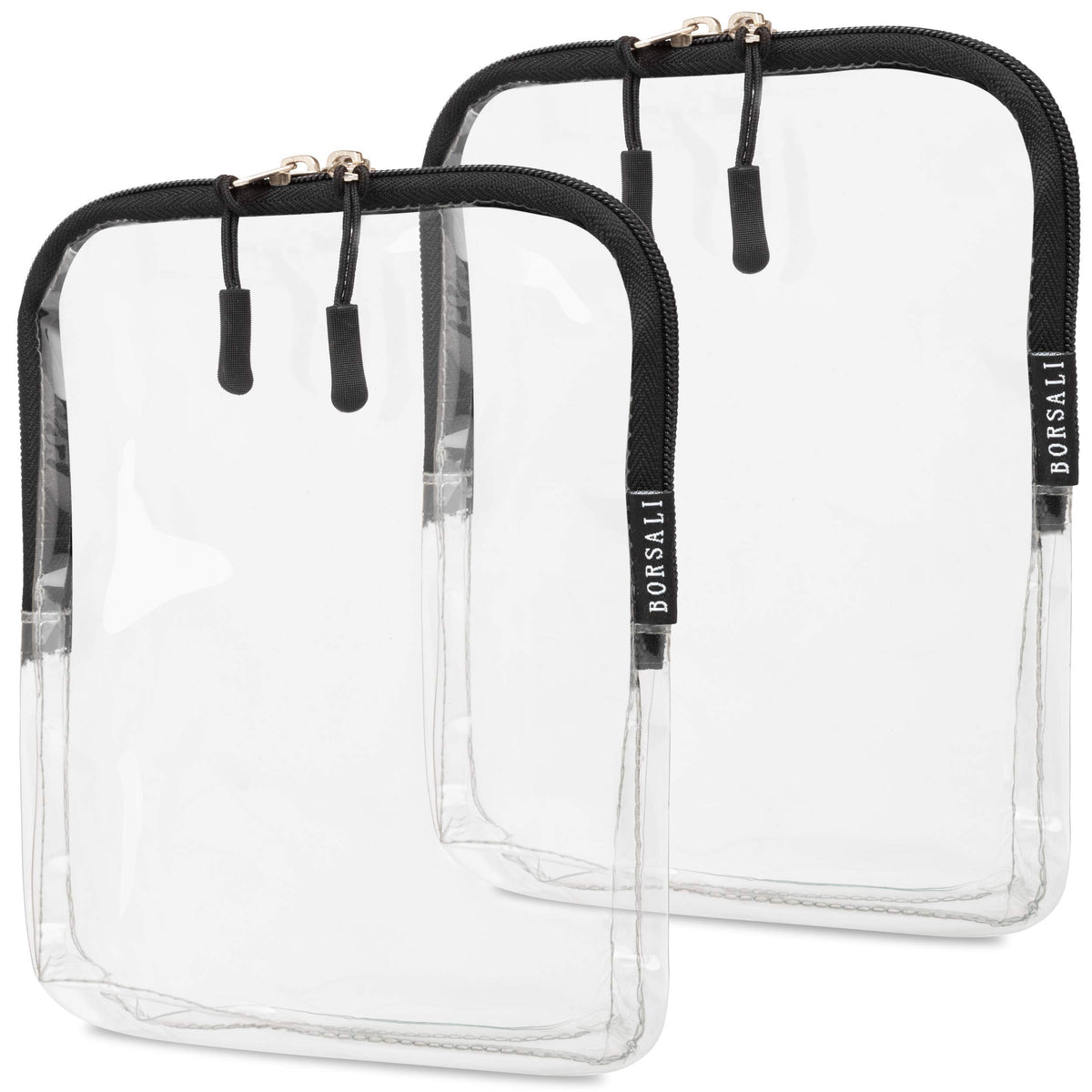 BORSALI toiletry bag zipper close-up enables fast, secure access during travel.