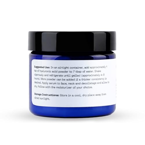 Bos Essentials HA powder bottle and DIY serum ready for daily use