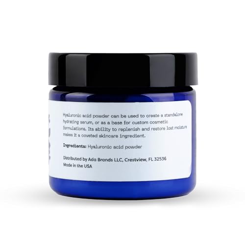 Bos Essentials pure HA powder mixed with water to create customizable serum