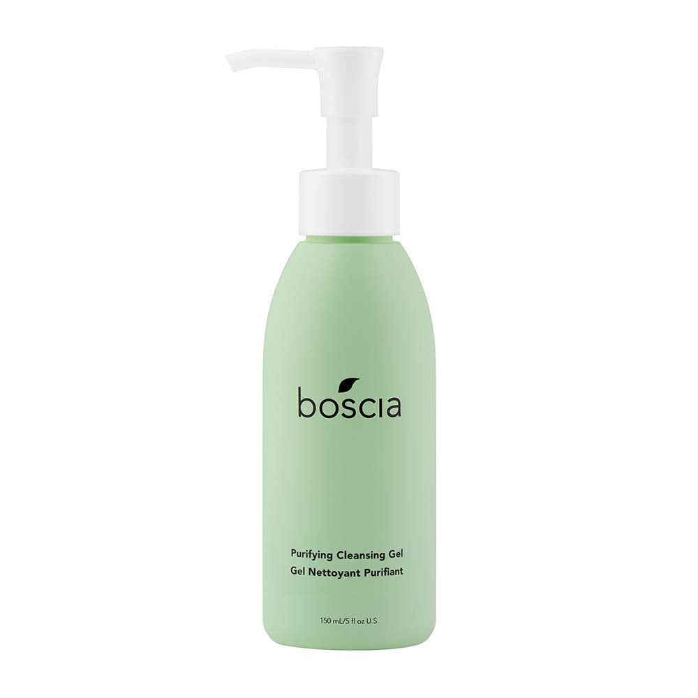 BOSCIA Purifying Cleansing Gel bottle ready for daily gentle pore cleansing.