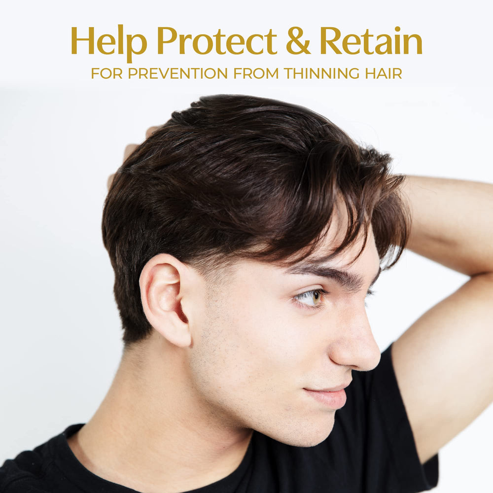 BosDefense Leave-In Thickening Treatment spray nourishes scalp and supports stronger-looking strands