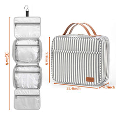 Bosidu Toiletry Bag durable zippers ensure lasting reliability.