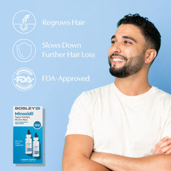 BosleyMD vegan sulfate-free label emphasizes clean formula