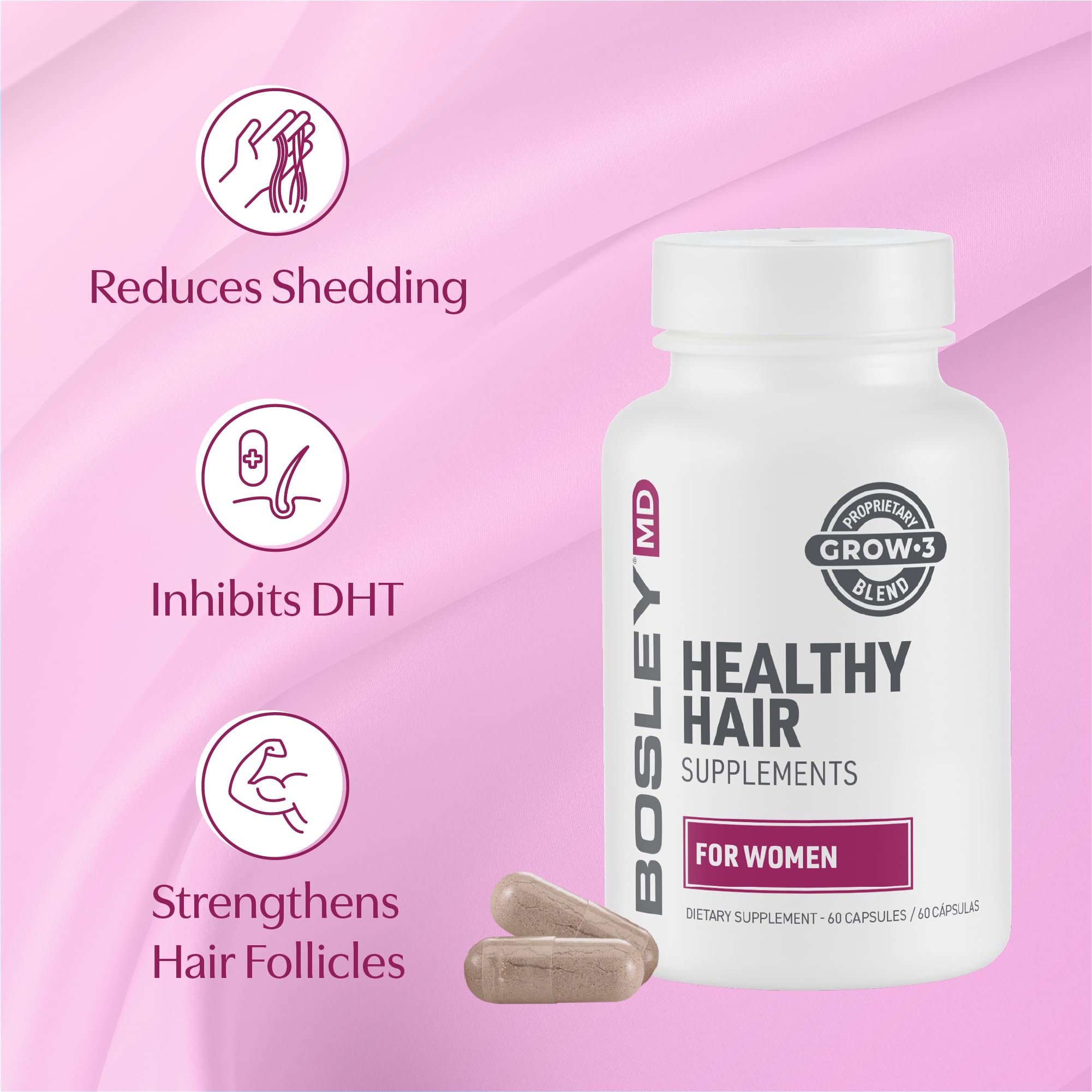 BosleyMD box packaging image communicates trusted Bosley Pro recommendation