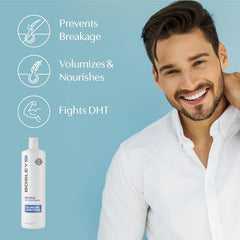 BosleyMD BosRevive hair strands closeup suggests strengthened, nourished strands