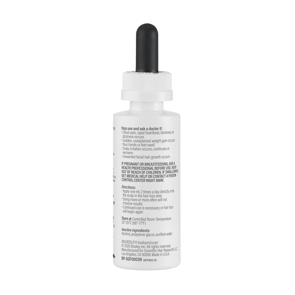BosleyMD daily-regimen image implies consistent use for best results.