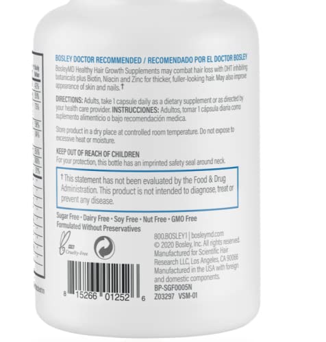 BosleyMD men’s hair supplements pumpkin seed capsule demonstrates natural DHT-blocking ingredient.