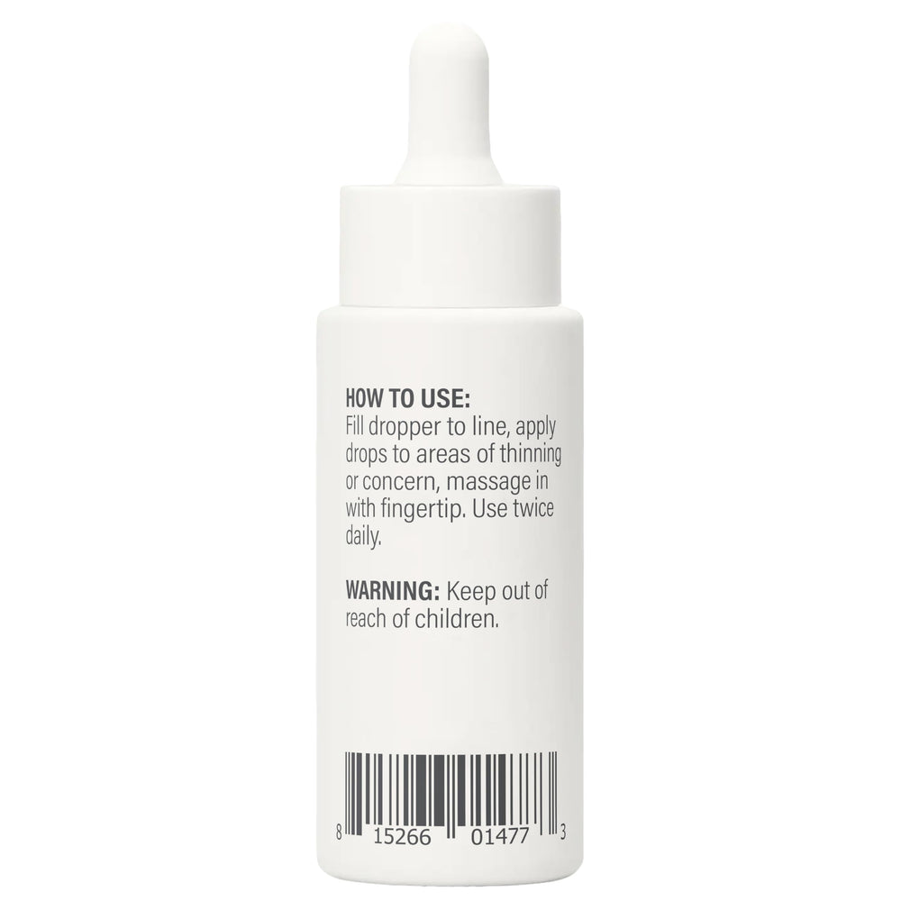 BosleyMD Revive+ application close-up demonstrates easy drops directly to the scalp