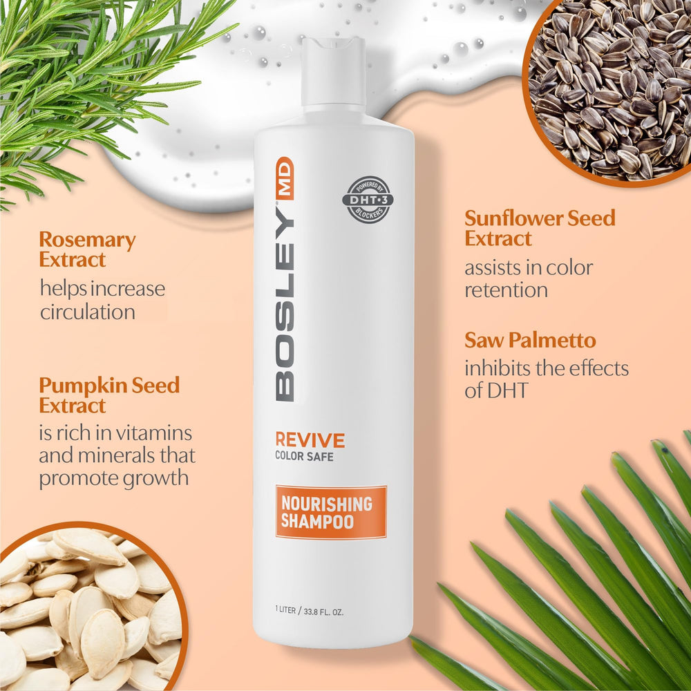 BosRevive color-safe application on color-treated hair preserves vibrancy.