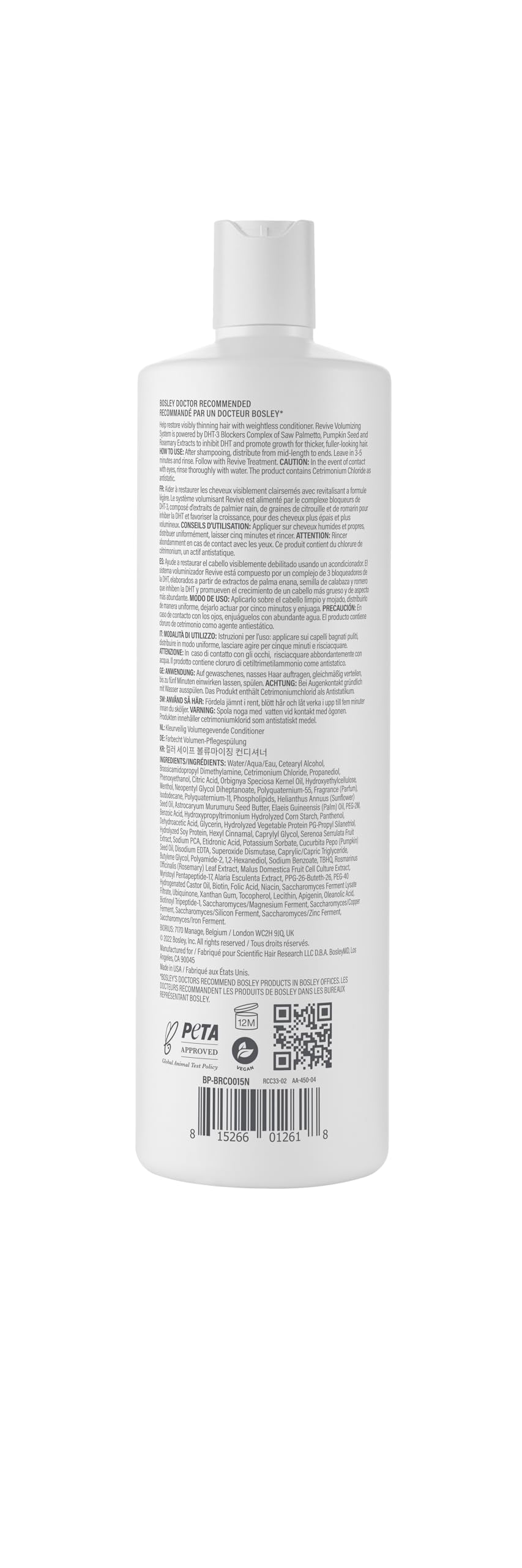 BosRevive ingredients Saw Palmetto and Rosemary support scalp vitality.