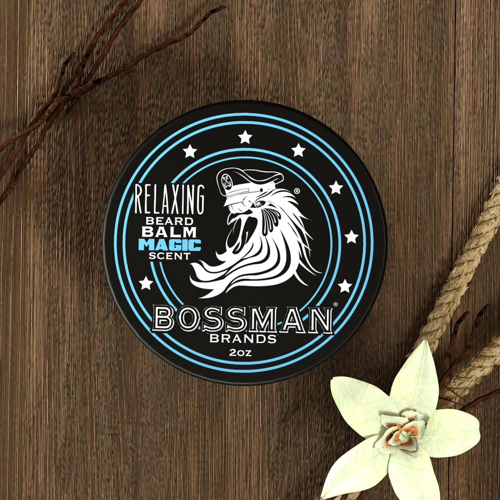 Bossman beard-thick full-look suggests a fuller appearance