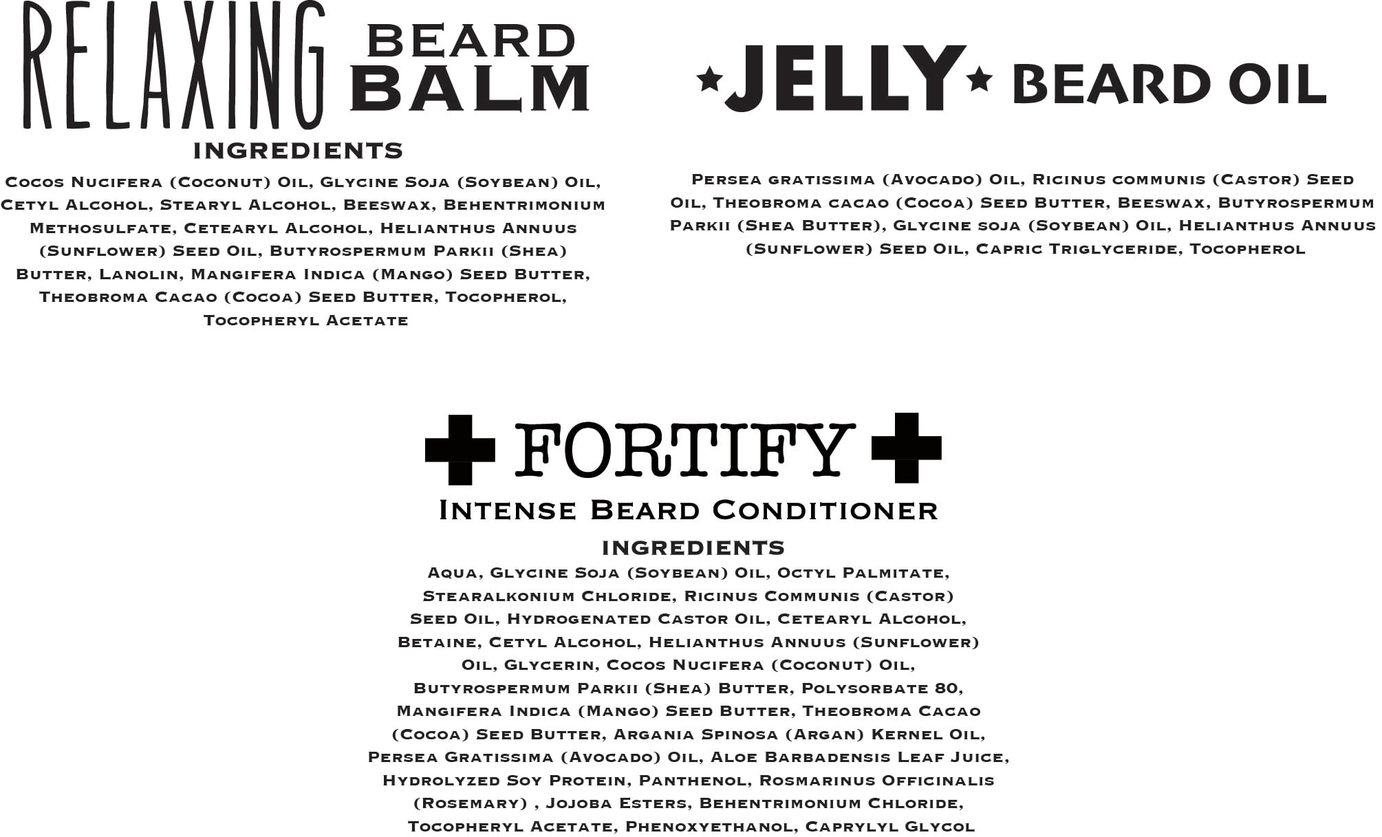 Bossman Essentials Beard care routine with light hold for manageable, soft beard