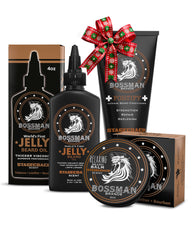 Bossman Essentials beard kit Stagecoach packaging for gifting and daily grooming