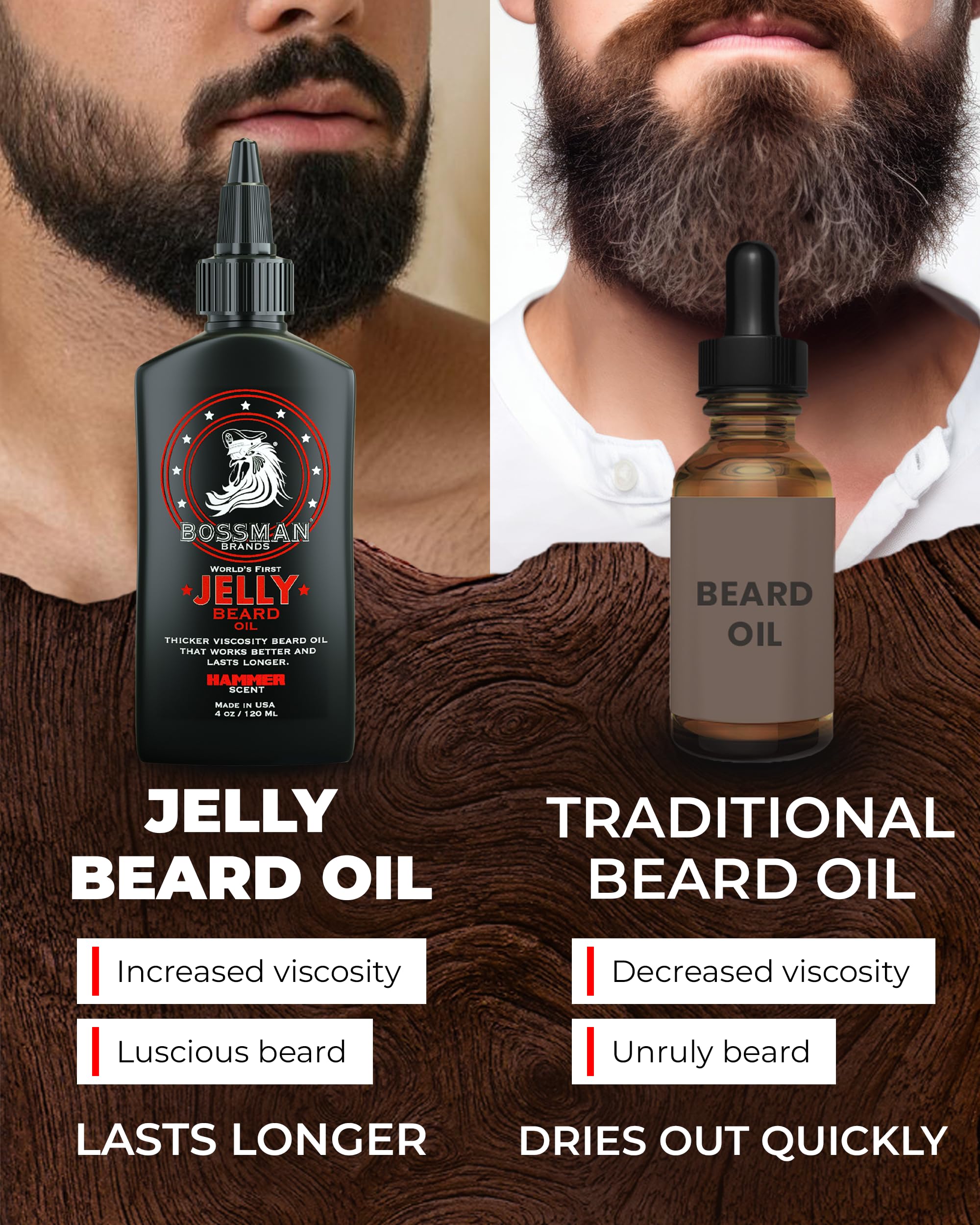 Bossman grooming kit shows jelly, balm and conditioner pairing