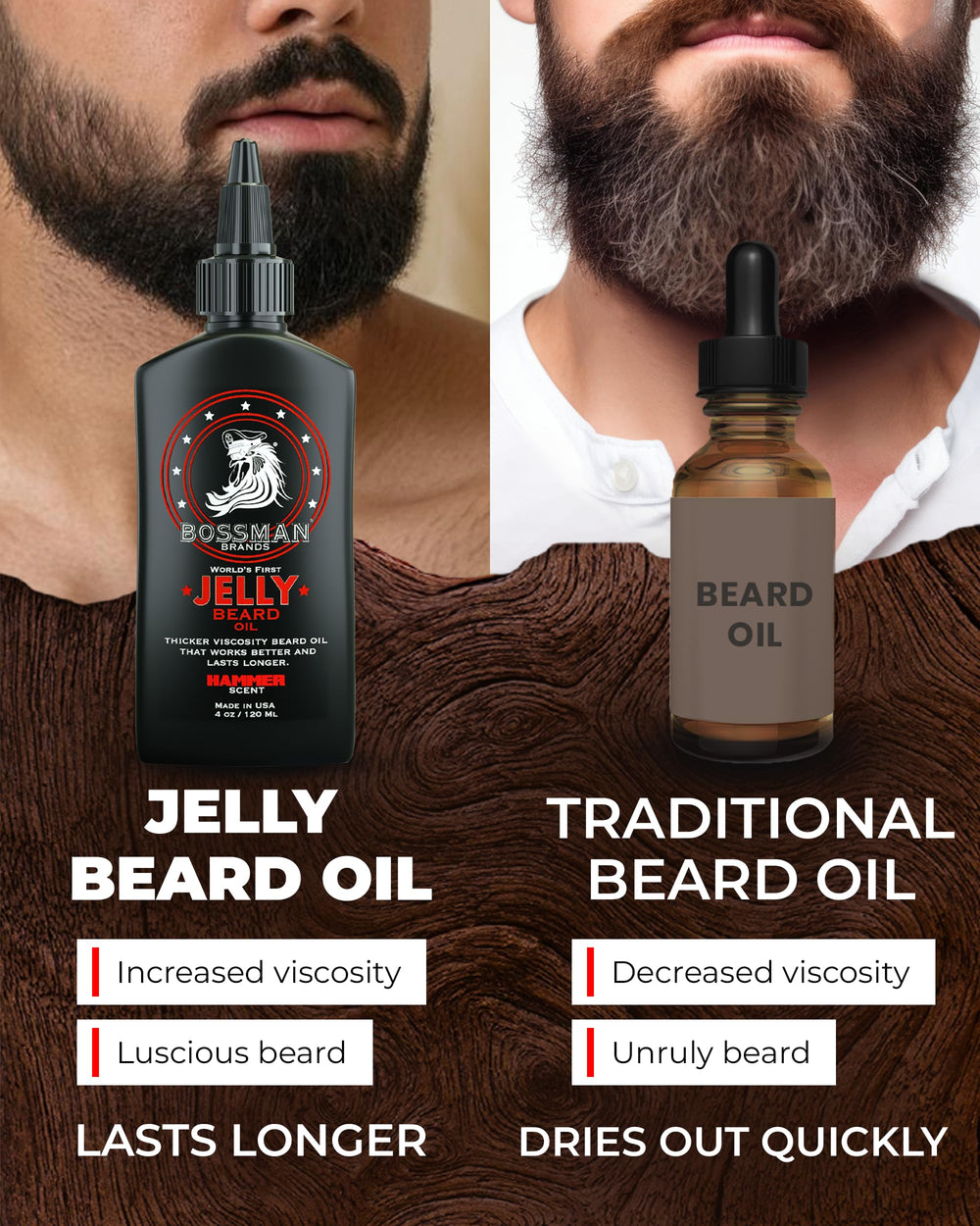 Bossman grooming kit shows jelly, balm and conditioner pairing