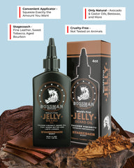 Bossman natural ingredients beeswax avocado oil soybean oil deliver lasting hydration