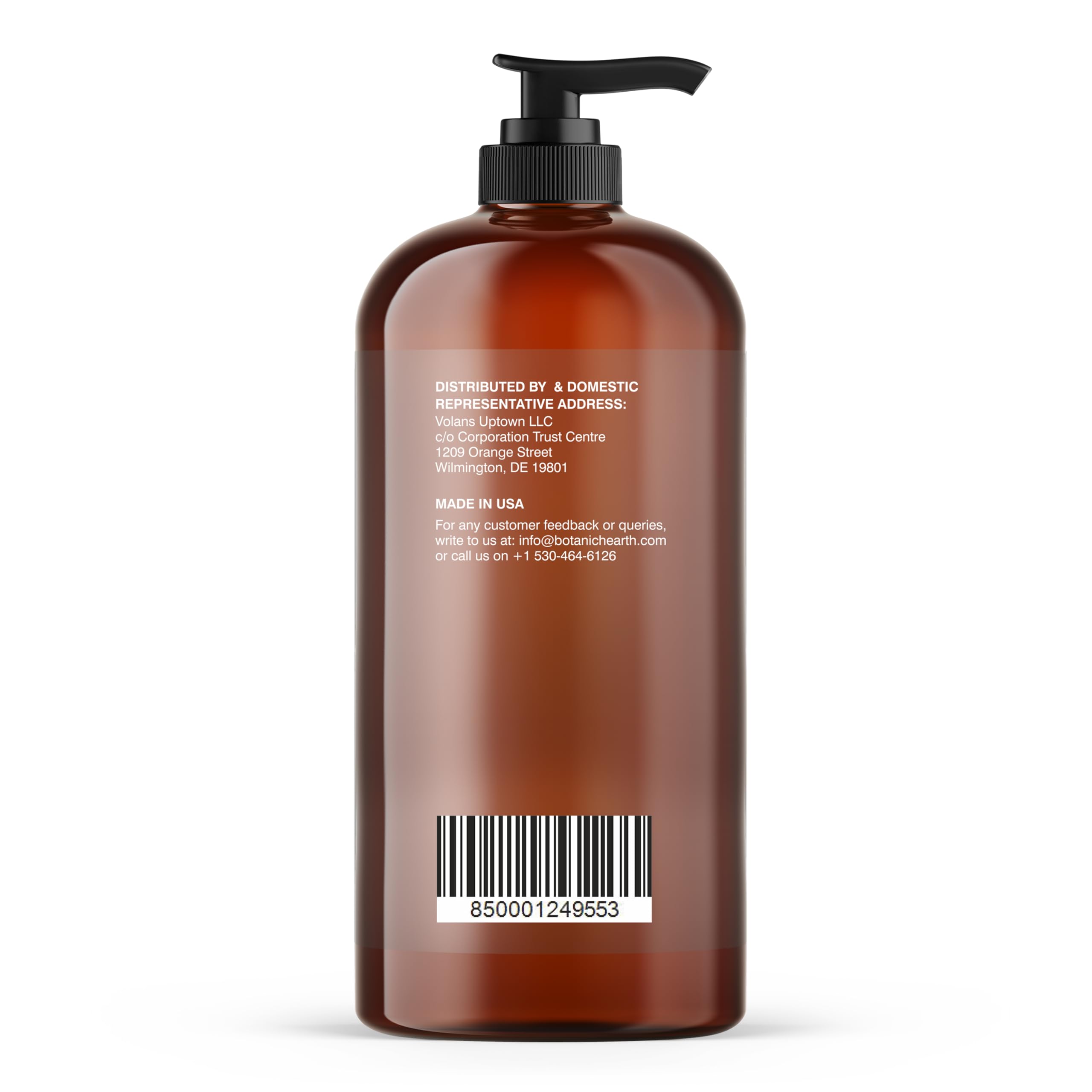 Botanic Hearth Argan Shampoo with argan oil droplets highlighting nourishment