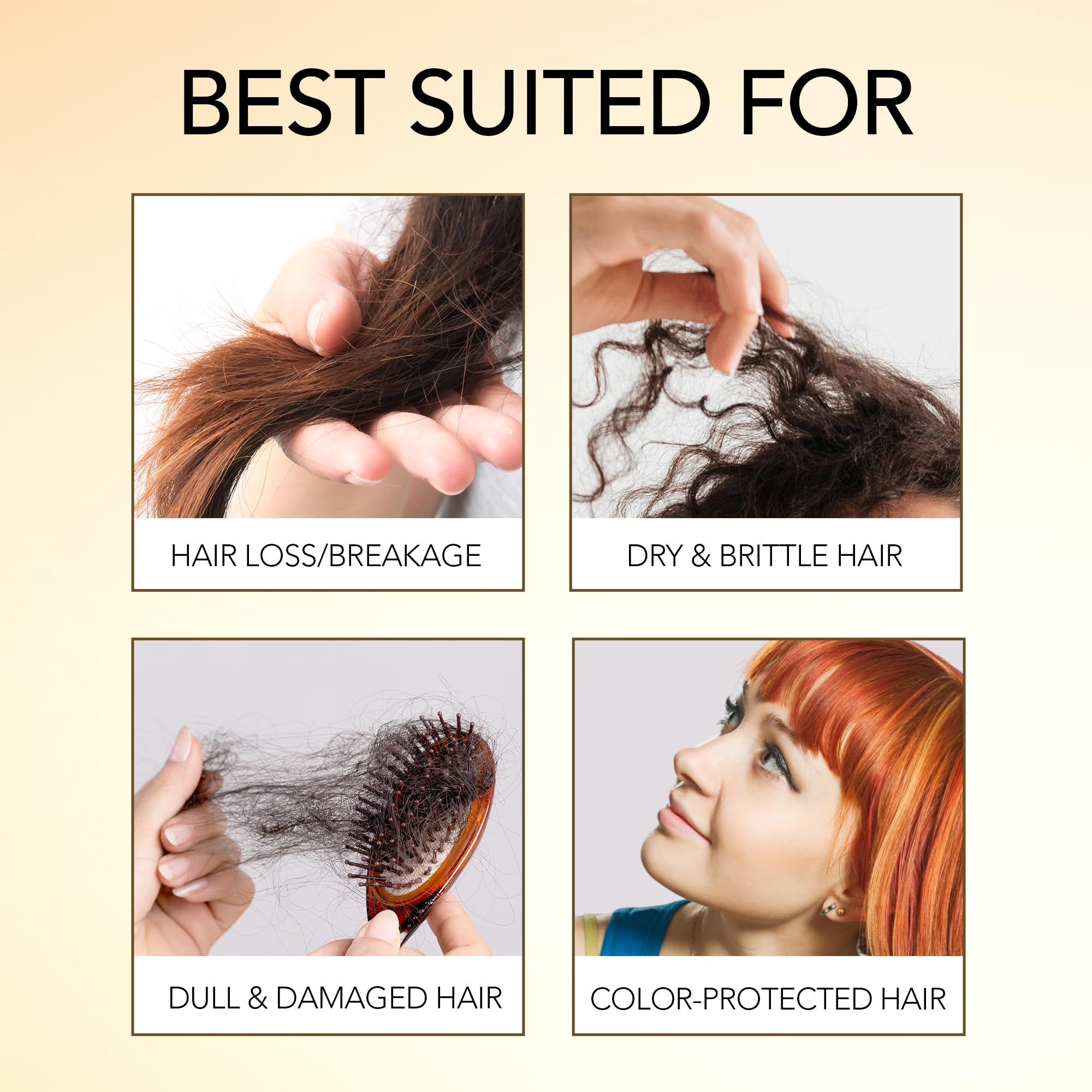 Botanic Hearth comb applicator image illustrates tangle-free, smoother lengths.
