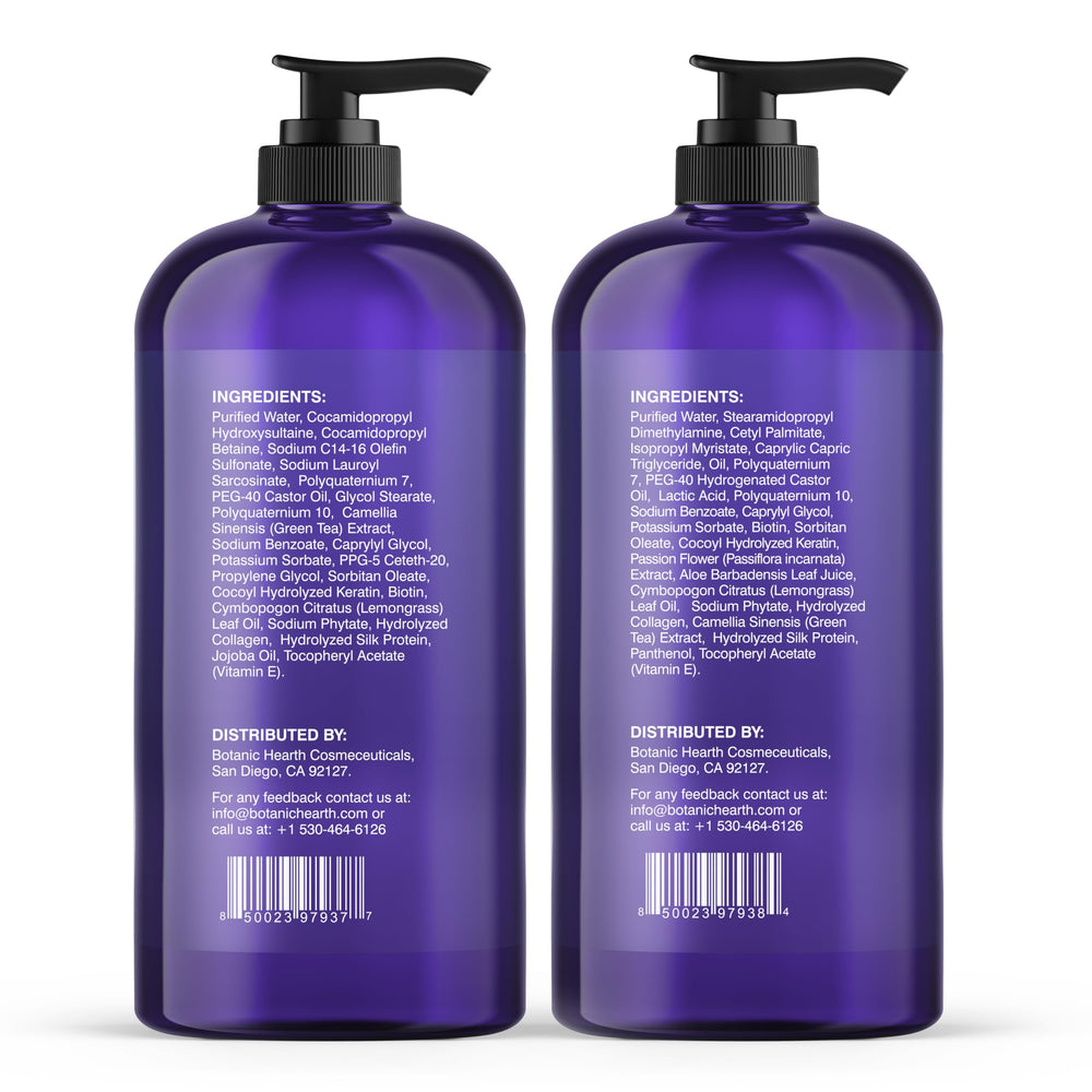 Botanic Hearth curly conditioner bottle showing moisture for soft, manageable curls