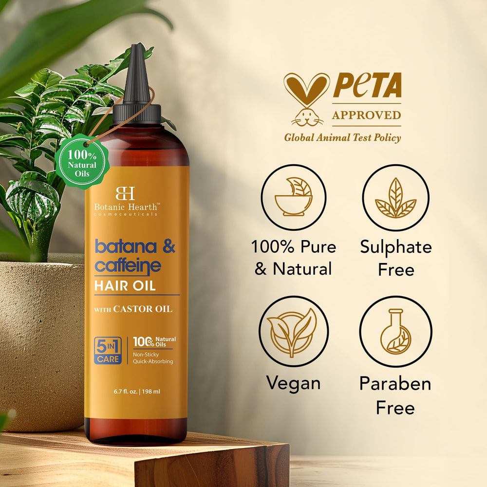 Botanic Hearth ethically sourced label close-up indicating cruelty-free and clean ingredients.
