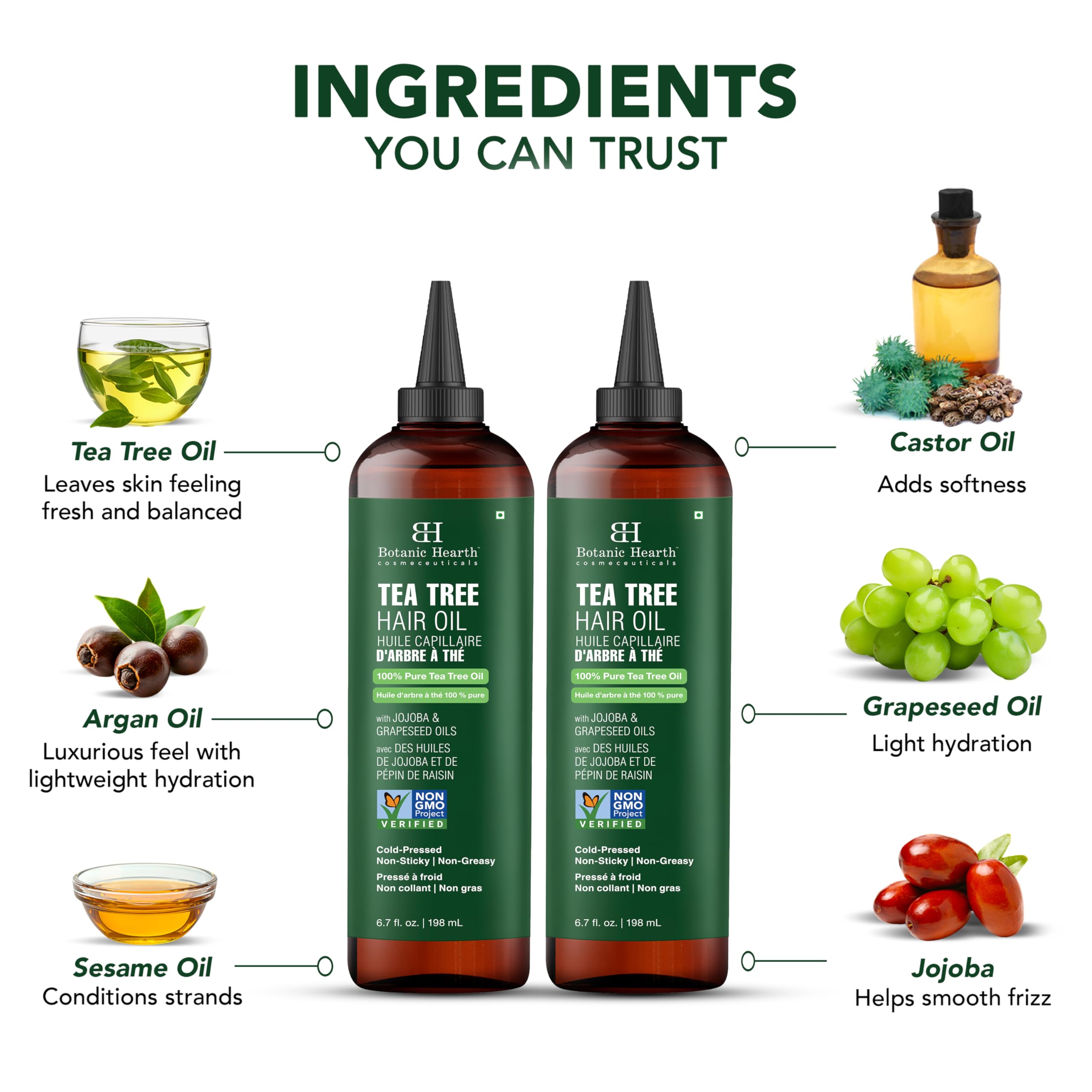 Botanic Hearth pack-of-two bottles ready for easy weekly hair care.