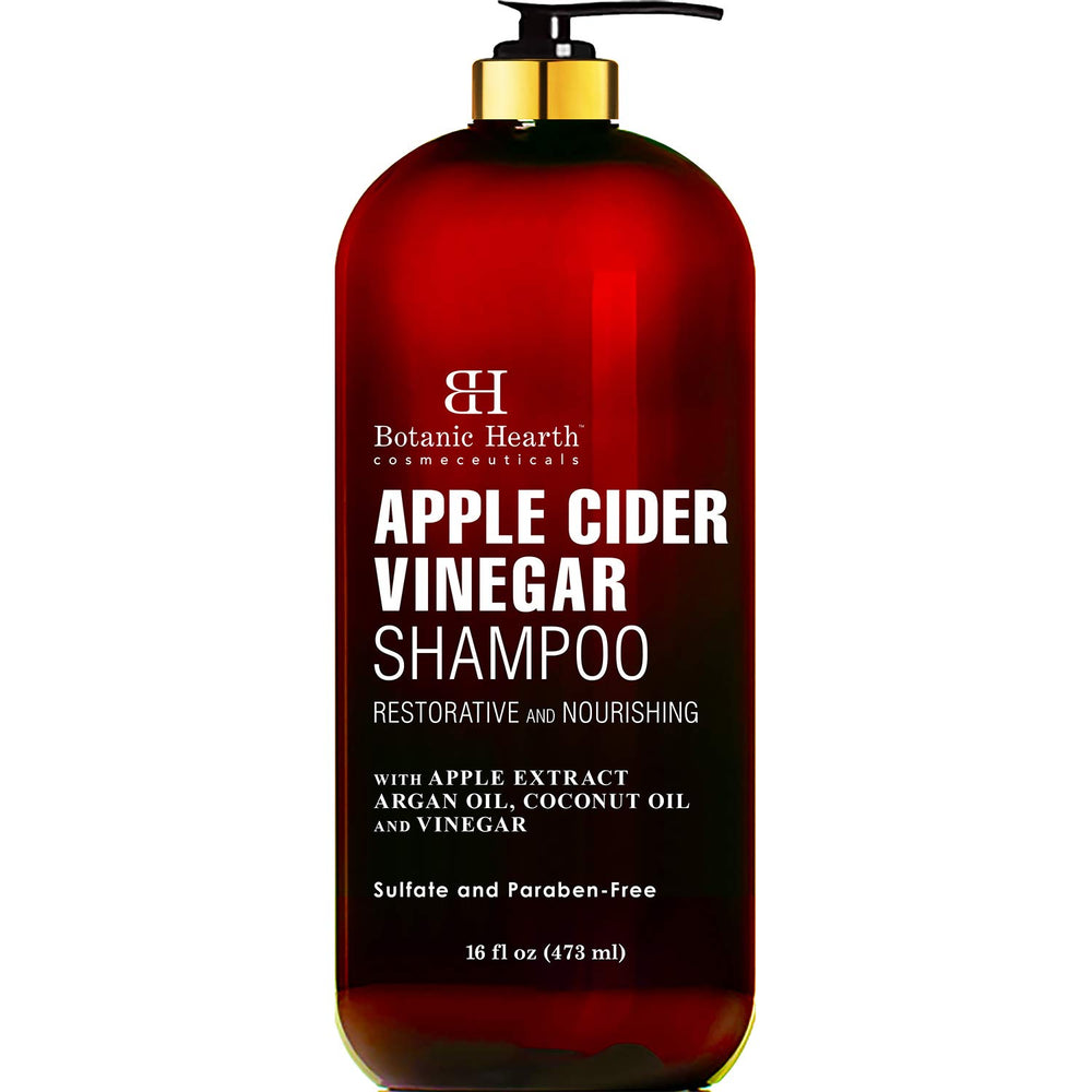 Botanic Hearth ingredients close-up highlighting apple cider vinegar benefits.
