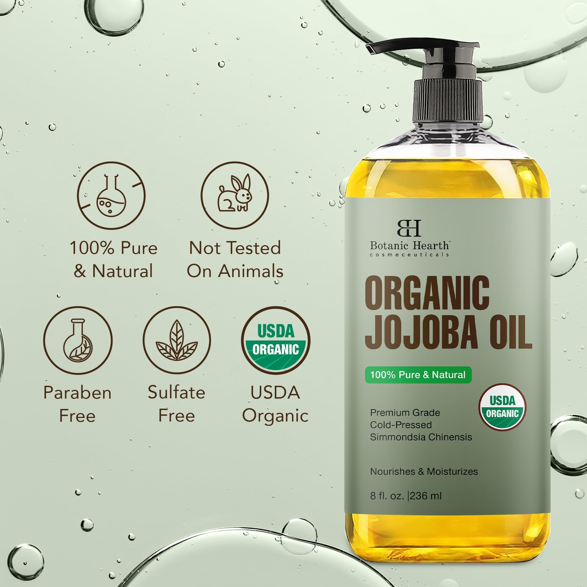 Botanic Hearth Jojoba Oil scalp massage for soothing, balanced hair health
