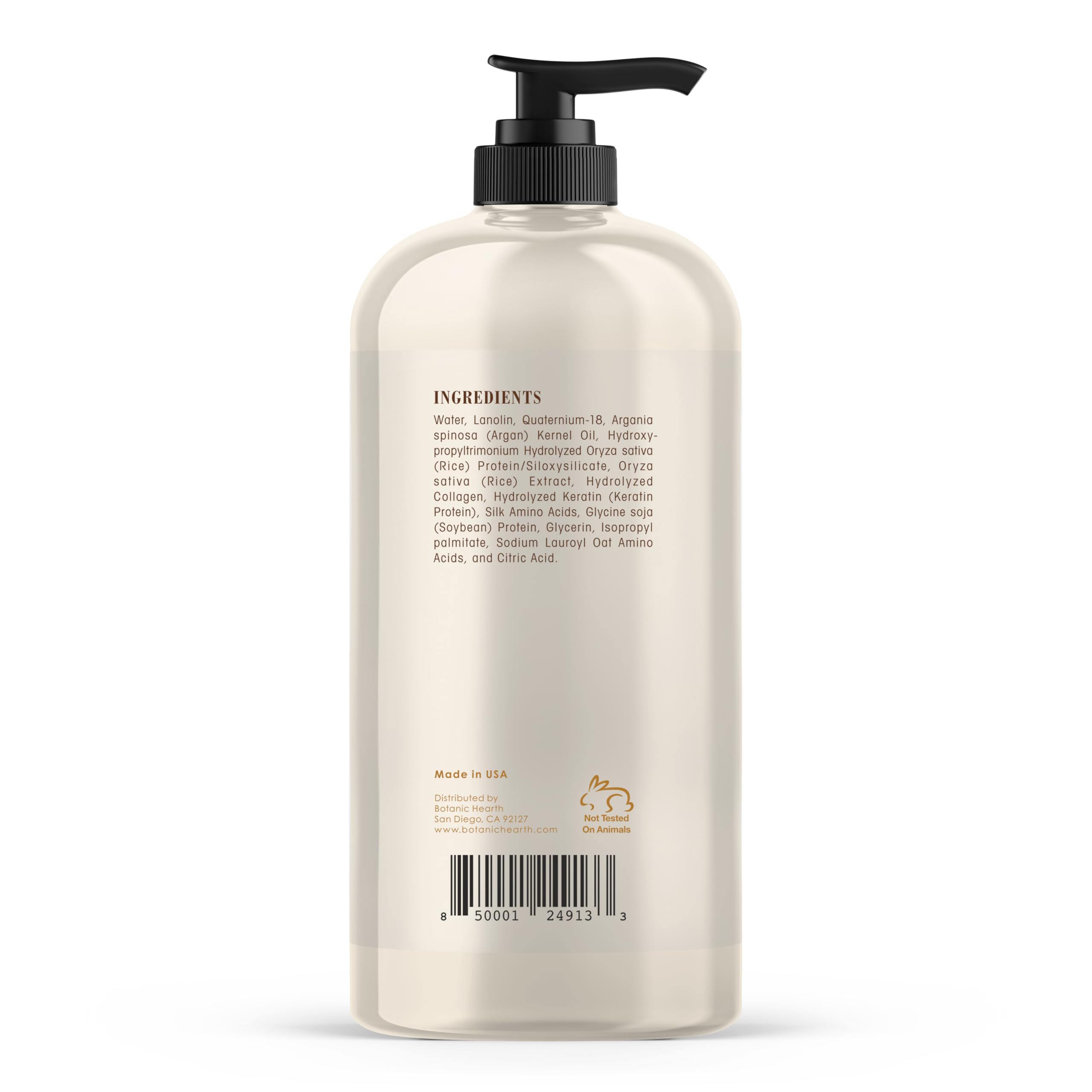 Botanic Hearth Keratin Conditioner cap closeup highlights color-safe nourishment