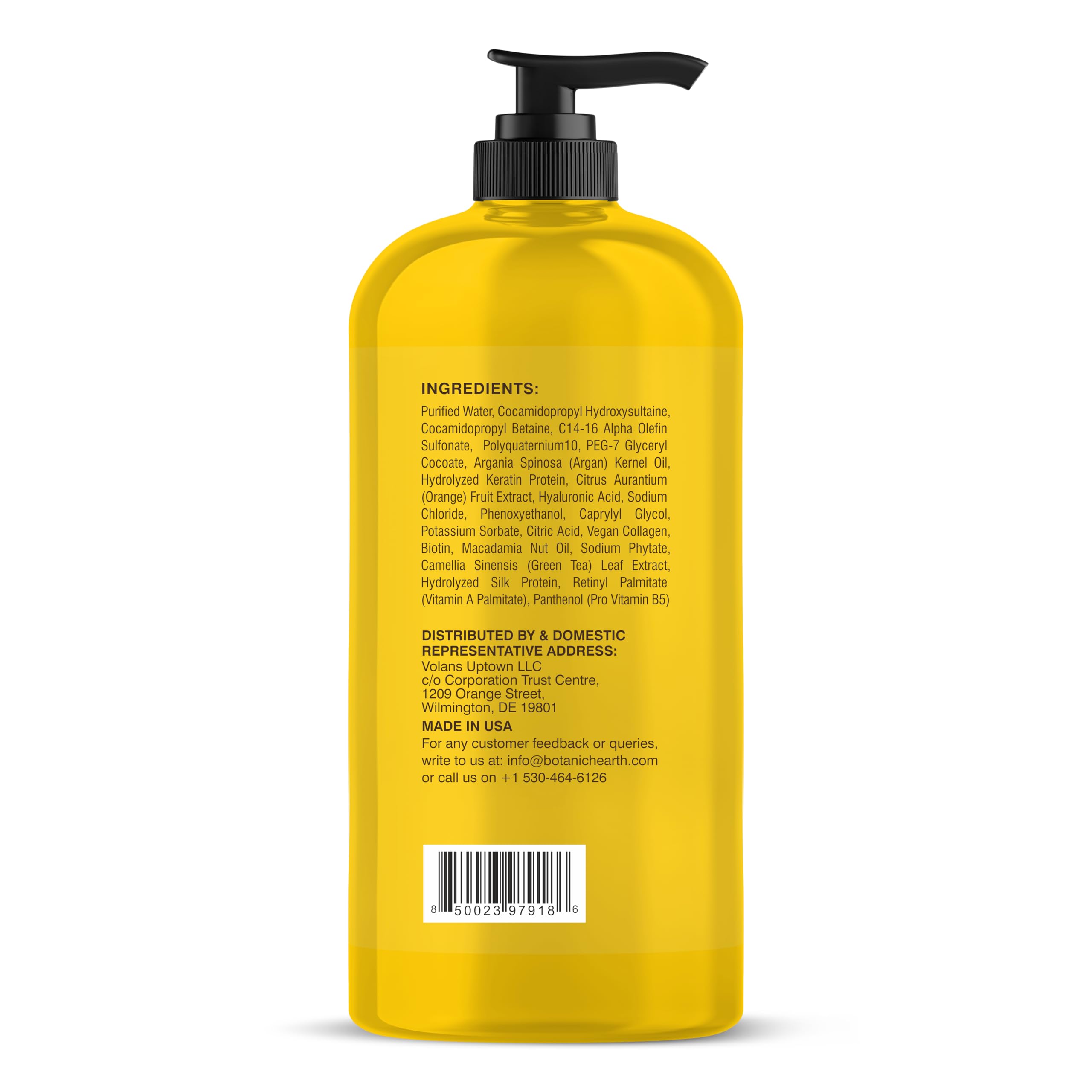 Botanic Hearth Keratin Shampoo collagen biotin essence supports hair strength