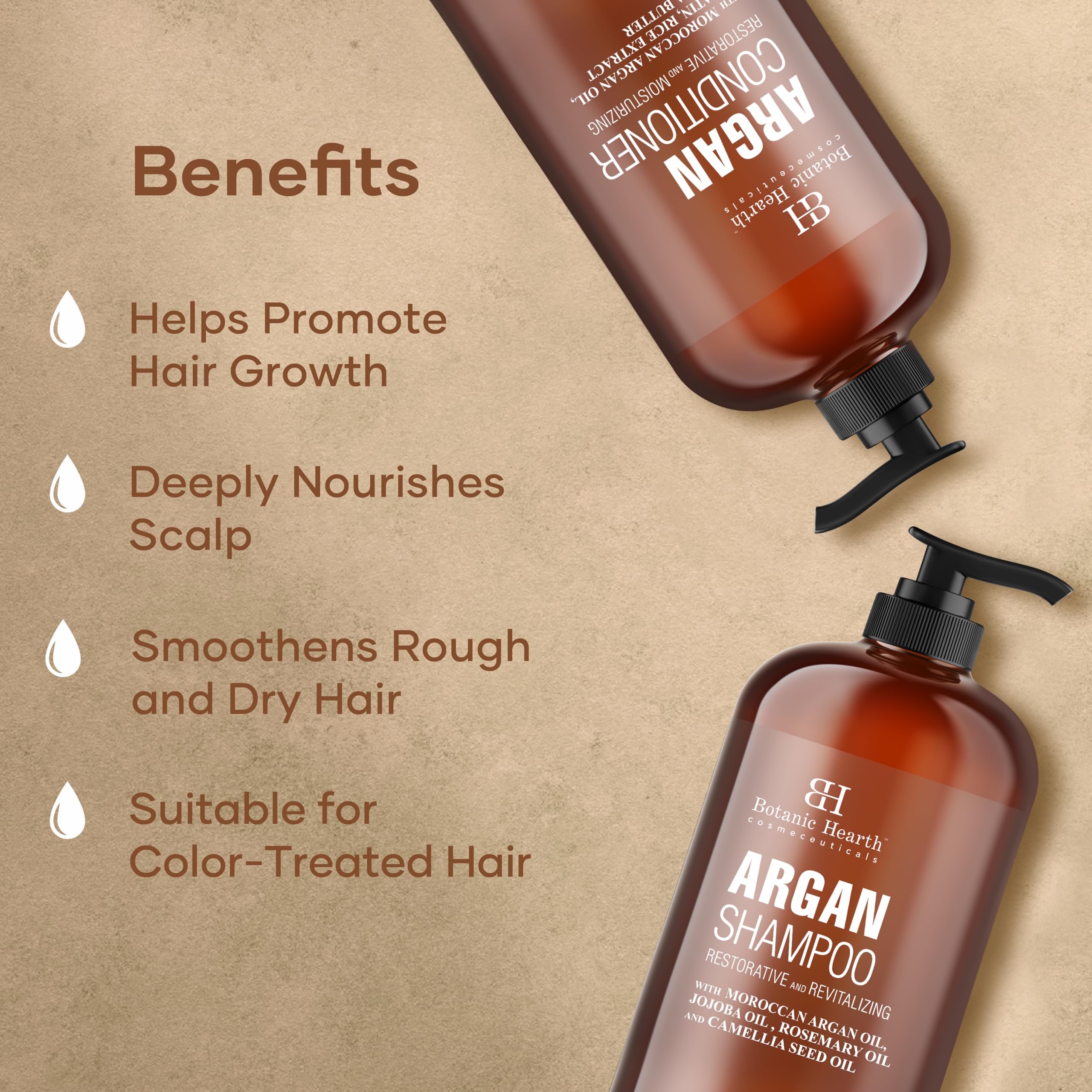 Botanic Hearth keratin and shea butter enrich moisture and strength.